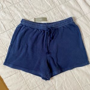 J.Crew Magic Rinse drawstring shorts in navy